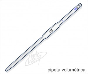 vidrarias de laboratório - pipeta volumétrica