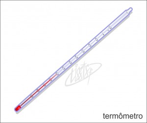 vidrarias de laboratório - termometro