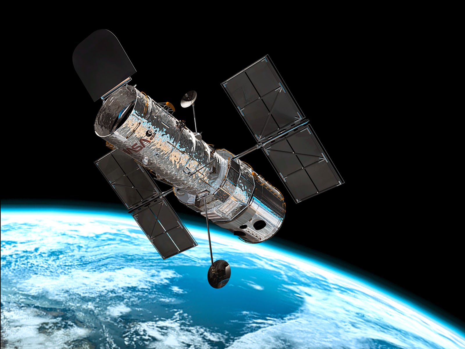 Resultado de imagem para fotos de O satÃ©lite espacial Hubble